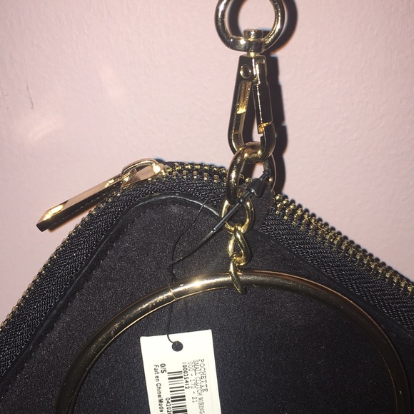 DYNAMITE Black Suede Clutch/Crossbody Bag - Picture 5 of 5